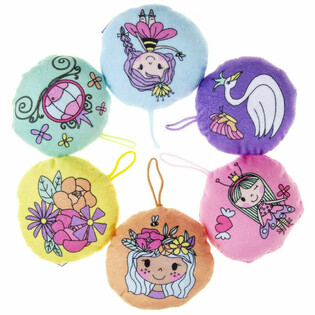 PLYS - PRINSESSER - DIAMETER: 10 CM (48 stk.)