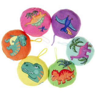Plys Dinosaur - Diameter: 10 cm (48 stk.)