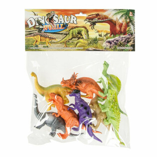Dinosaur World: 8-delt S&aelig;t med Store Dinosaurfigurer