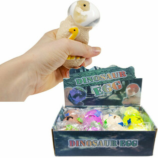 Squeeze Dinosaur&aelig;g i Display (12 stk.)