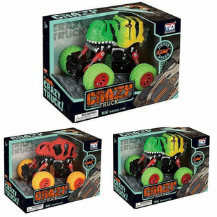 Store Pull Back Dinosaur Monster Trucks - Luksus Gave&aelig;ske (2 stk)