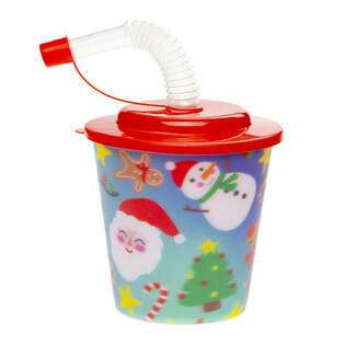 Juledrikkekopper / Isb&aelig;gre med Suger&oslash;r (12 stk.)