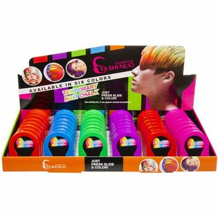 H&Aring;RKRIDT - TEMPORARY HAIR CHALK - MIX FARVER (48 stk.)