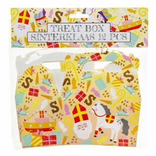 Sinterklaas godte&aelig;sker 12x12,5x6 cm (12 stk.)