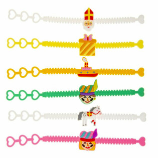 SINTERKLAAS - SILIKONE ARMB&Aring;ND TIL B&Oslash;RN (12 stk.)