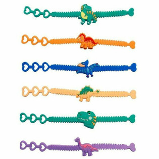 DINOSAUR SILIKONE ARMB&Aring;ND (12 STK.)