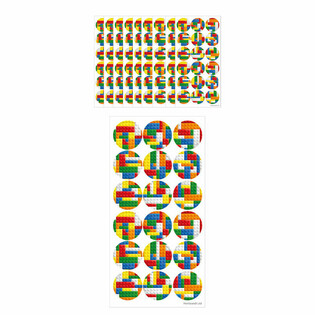 Fun Stickers - Brickz Byggeklodser (10 ark)