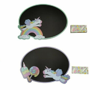 Unicorn Kridttavle med Kridt (Display med 24)