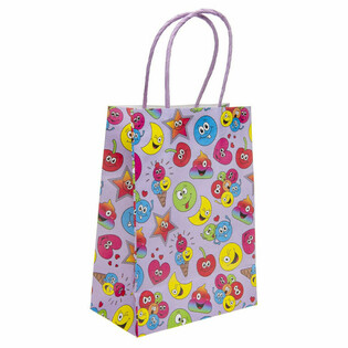 Smiley Gaveposer i Papir - 16x9x22 cm (12 stk.)