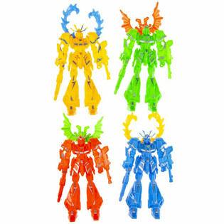 Actionfigur Robot - Mix Farver (36 stk.)