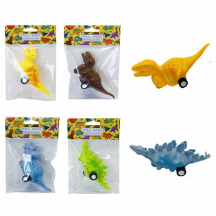 MIX PULL BACK DINOSAURER (24 stk.)
