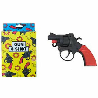 8-Skuds Knaldh&aelig;ttepistol i &AElig;ske - Farver (6 stk.)