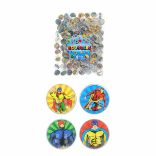 Mix Superhelte - Hoppebolde &Oslash;3,3 cm (100 stk.)