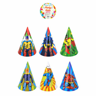 PARTYHATTE - MIX SUPERHELTE (120 stk.)