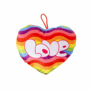 Plys Regnbue Love Hjerte (24 stk.)