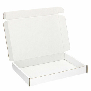 Post&aelig;ske A5 HVID - 220x155x28 mm (50 stk.)