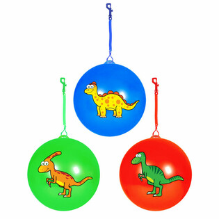 DINOSAUR BOLD MED SNOR / BUNGEE BOLD &Oslash;23 Cm (24 stk.)