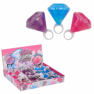 GLIMMER SLIM RINGE I DISPLAY (24 stk.)