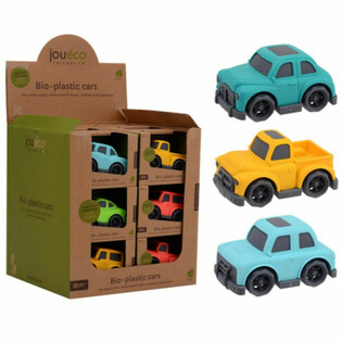JOUECO - BIO-PLASTBILER I DISPLAY (18 stk.)
