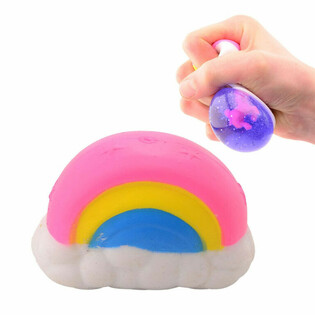Regnbue Unicorn Squeeze Bold i Display (12 stk.)
