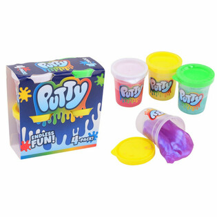 SLIME PUTTY - 4-PAK  (12 stk.)