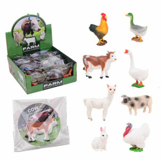ANIMAL WORLD - Bondeg&aring;rdsdyr i Display (36 stk.)