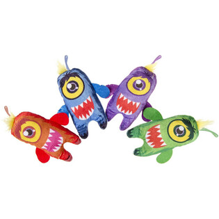PLYS MONSTRE - MIX FARVER (24 stk.)