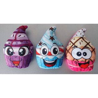 Plys Cupcake - Mix Farver (24 stk.)