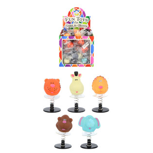 Hoppende Jungledyr i Display (72 stk.)