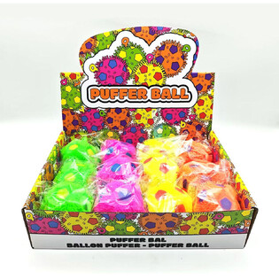 PUFFERBOLD - 6.5CM - I DISPLAY (12 stk.)