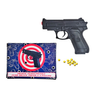 BB-pistol 12,5 cm med magasin [Under 0,08J] (6 stk.)