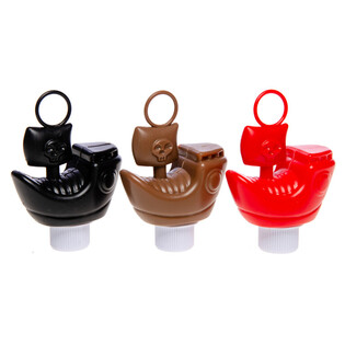 Piratskib til Andefiskeri - Mix Farver - 8 cm (15 stk)