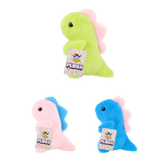 PLYDS DINOSAUR - 17 CM H&Oslash;J - MIX FARVER (12 stk.)