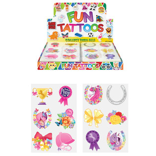 FUN TATTOOS - MODEL: PONY I DISPLAY (96 stk.)