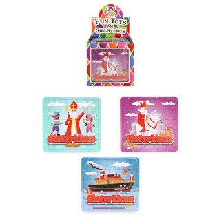 PUSLESPIL - SINTERKLAAS - 13 x 12 CM. I DISPLAY (108 stk.)