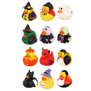 Halloween Badedyr Mix (12 stk.) - 6 x 5 cm