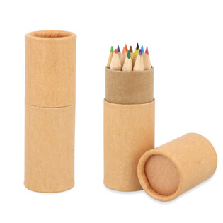 12x Farveblyanter i Hylster: Model: Eco Friendly - I Display (20 stk.)