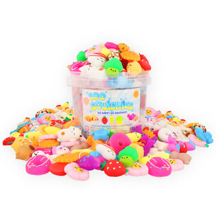 Mix Squishy Figurer i Spand (100 stk.)