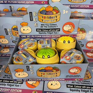 RAGE - Squishy Bun Dumplings STORE - ONE SET PU FOAM SQUISHY EDITION (12 stk.)