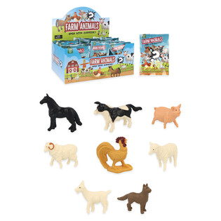Blind Bag / Overraskelsespose - Tema: Bondeg&aring;rdsdyr i Display (60 stk.)