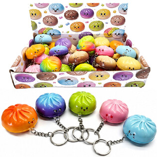 RAGE - SQUISHY DUMPLING N&Oslash;GLERINGE - MIX FARVER - I DISPLAY (24 stk.)