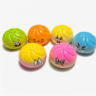 RAGE - Squishy Dumplings STOR (9 x 9 x 4 cm) - Viral 2026 Fidget Toy - MED HEADER-KORT (24 stk.)