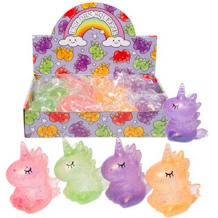 Klemme-Enhj&oslash;rning Squeeze / Squishy i Display (12 stk.)