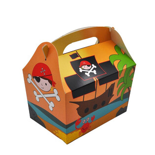 MENUBOX MODEL: PIRAT - M&aring;l 18.5x12x19 CM - FOODBOX - KIDSBOX (24 stk.)
