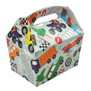 MENUBOX MODEL: K&Oslash;RET&Oslash;JER - M&aring;l 18.5x12x19 CM - FOODBOX - KIDSBOX (24 stk.)