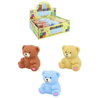 SQUUZY BJ&Oslash;RN SQUISHY - BLANDEDE FARVER - I DISPLAY (12 stk.)