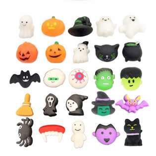 MIX HALLOWEEN SQUISHY FIGURER I SPAND (25 stk.)