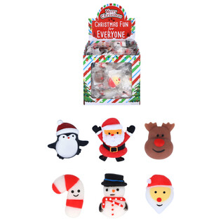 Squishy Julefigurer til Lykkepose & Fiskedam (96 stk.)