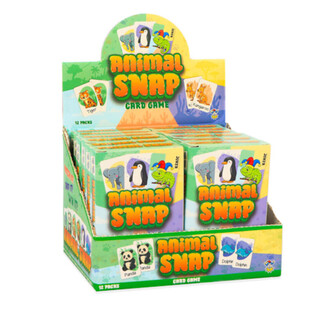 ANIMAL SNAP KORTSPIL - DYREKORTSPIL MED 36 KORT - I DISPLAY (12 STK.)
