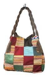 Art.nr: 97728 - B-FAIR PATCHWORK TASKE LILLE BRUN (1 stk)
